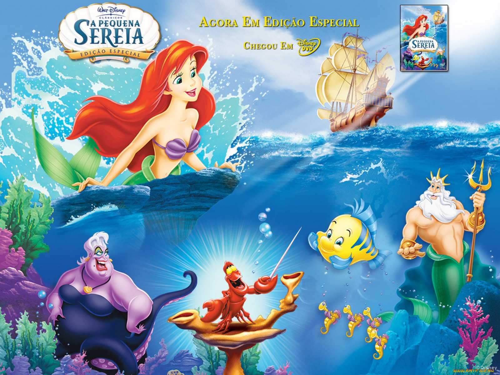 , the, little, mermaid